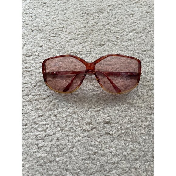 Vintage 80s retro Christian Dior Optyl oversized bronze red sunglasses 2498 62/1 - Picture 1 of 9